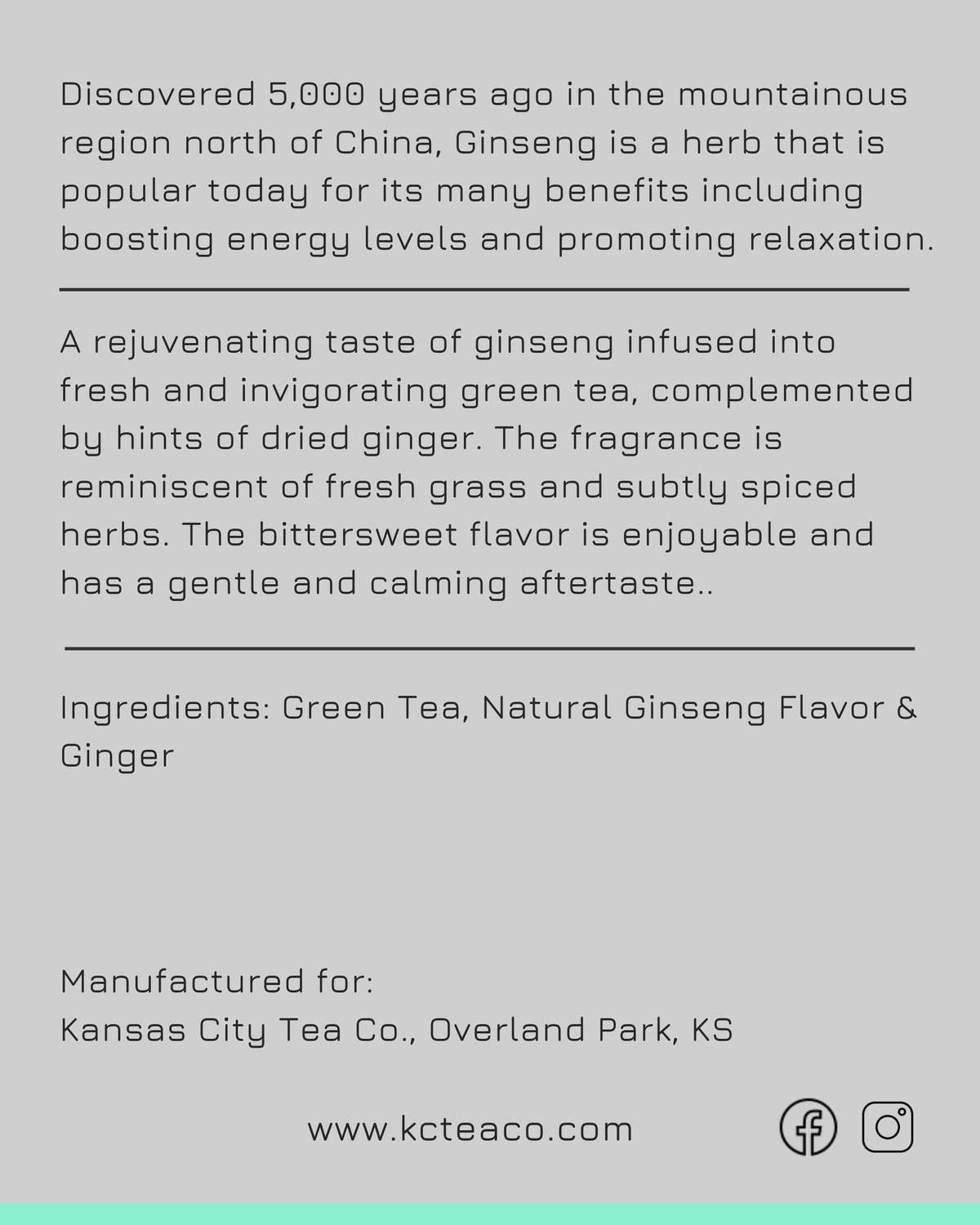 Ginseng Green